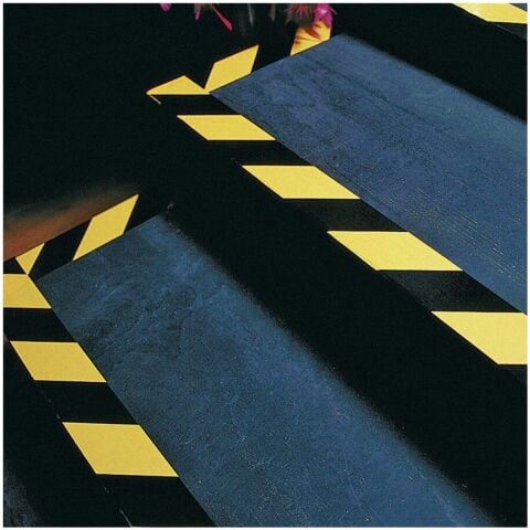 Zemin Yer İşaretleme Güvenlik Bandı Sarı Siyah 50 mm x 30 mt