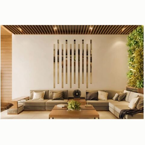 30 mm x 2800 mm Bronz Sibu Aynalı Pleksi Şerit Mobilya Süsü