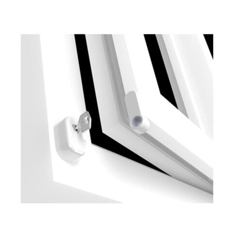 Pentilt Çift Açılım Pvc Pencereler için Çocuk Emniyet Kilidi Gri