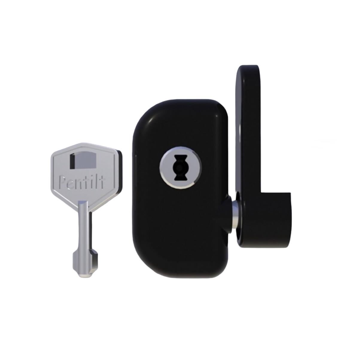 Pentilt Çift Açılım Pvc Pencereler için Çocuk Emniyet Kilidi Siyah