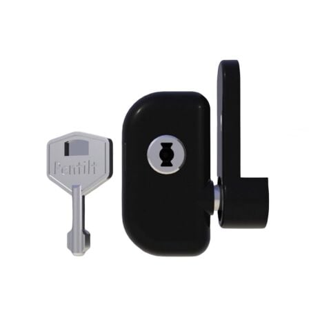 Pentilt Çift Açılım Pvc Pencereler için Çocuk Emniyet Kilidi Siyah