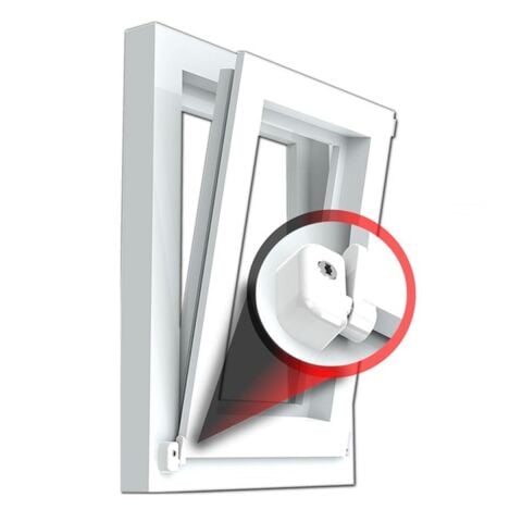 Pentilt Çift Açılım Pvc Pencereler için Çocuk Emniyet Kilidi Siyah