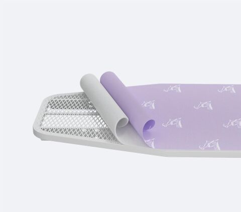 Gazella Ütü Altlığı + Ütü Masası Kılıfı Bezi 50 x 135 cm Lila