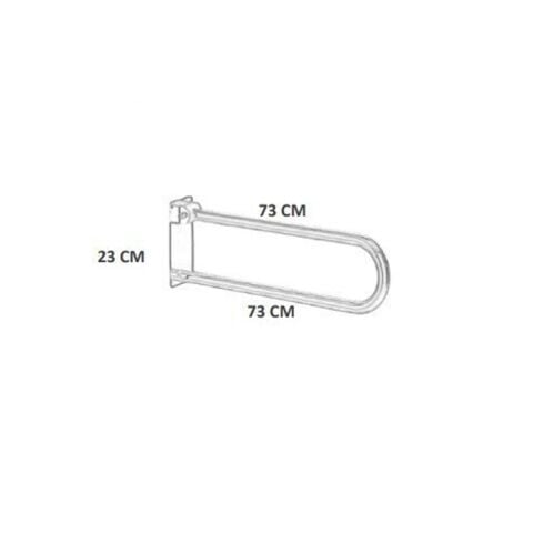 Tema Yaşlı Engelli Mafsallı Tutunma Barı Çap: 32 mm Paslanmaz