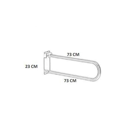 Tema Yaşlı Engelli Mafsallı Tutunma Barı Çap: 32 mm Paslanmaz