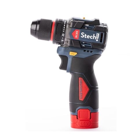 StechEnd SX16 Darbesiz Akülü Vidalama Matkap 2 x 2Ah