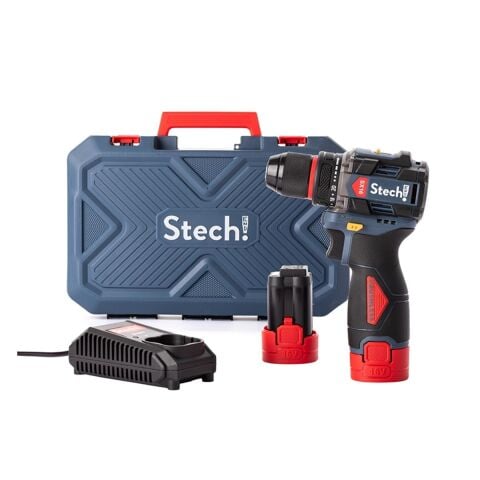 StechEnd SX16 Darbesiz Akülü Vidalama Matkap 2 x 2Ah