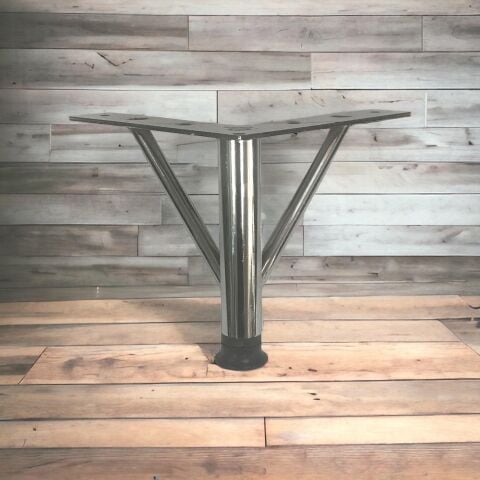 Firkete Ayak Metal 20 cm Krom Mobilya Koltuk Ayağı