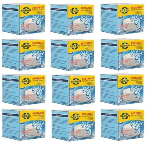 Saban Nem Rutubet Alıcı Yedek Tablet 24 Adet 250 gr Naturel