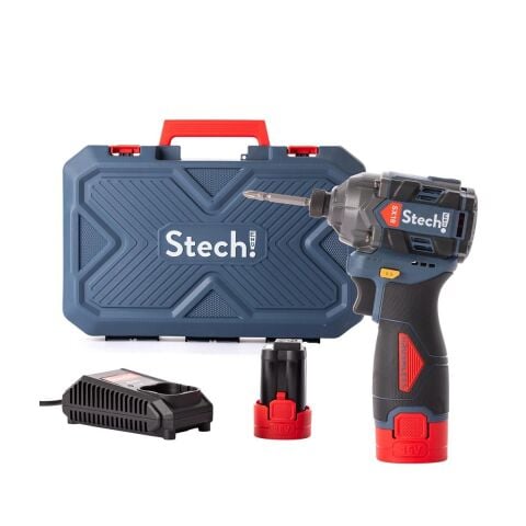 StechEnd SX18 Darbeli Akülü Tork Vidalama Matkap 2 x 2Ah