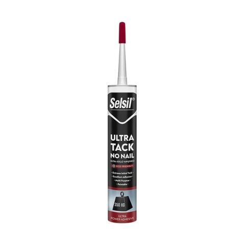 12 Adet Selsil Ultra Tack Montaj Yapıştırıcı Korniş Yapıştırıcısı 290 ml