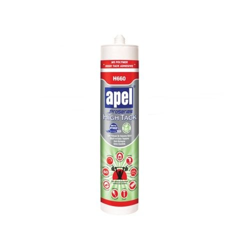 Apel High Tack Montaj Yapıştırıcı Korniş Yapıştırıcısı 290 ml Beyaz