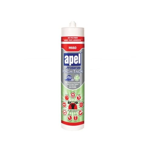 Apel High Tack Montaj Yapıştırıcı Korniş Yapıştırıcısı 290 ml Beyaz
