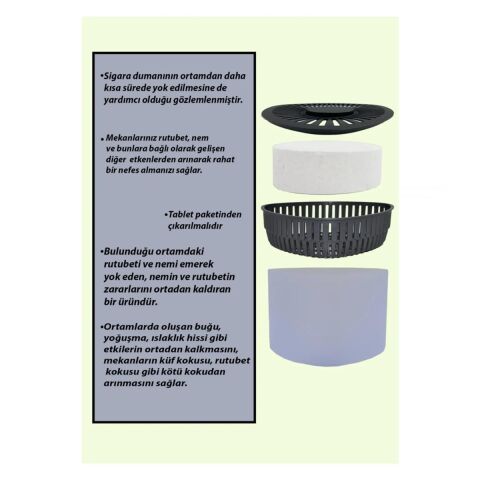 Saban Nem Alıcı Rutubet Giderici Aparat + Tablet 500 gr Naturel