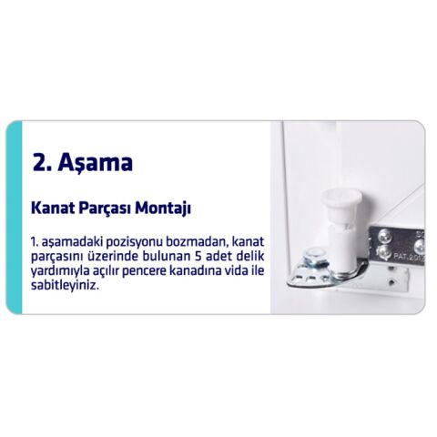 Arwin Sağ Açılım Pencere için Kademeli Havalandırma Mekanizması