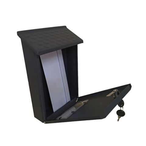 Akşan Metal Çatılı İlan Posta Kutusu Dış Mekan Antrasit