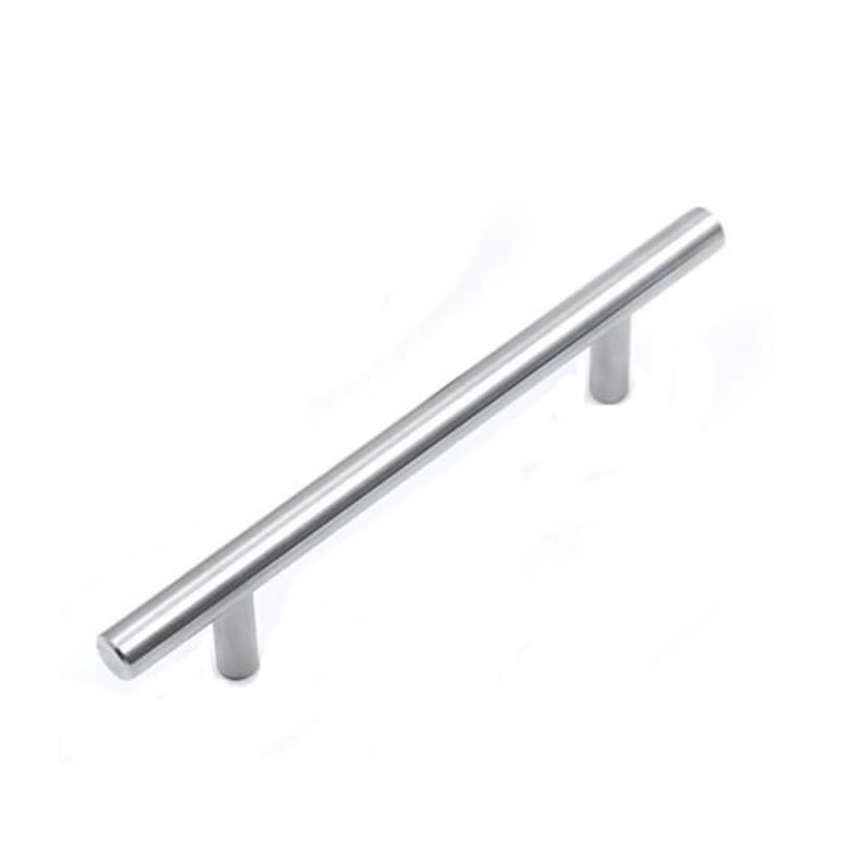 Alüminyum Paslanmaz İnox 224 mm Mobilya Boy Kulp Çap: 12 mm