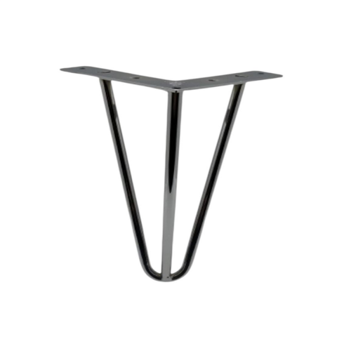 Çubuk Ayak Metal 15 cm Krom Mobilya Koltuk Ayağı