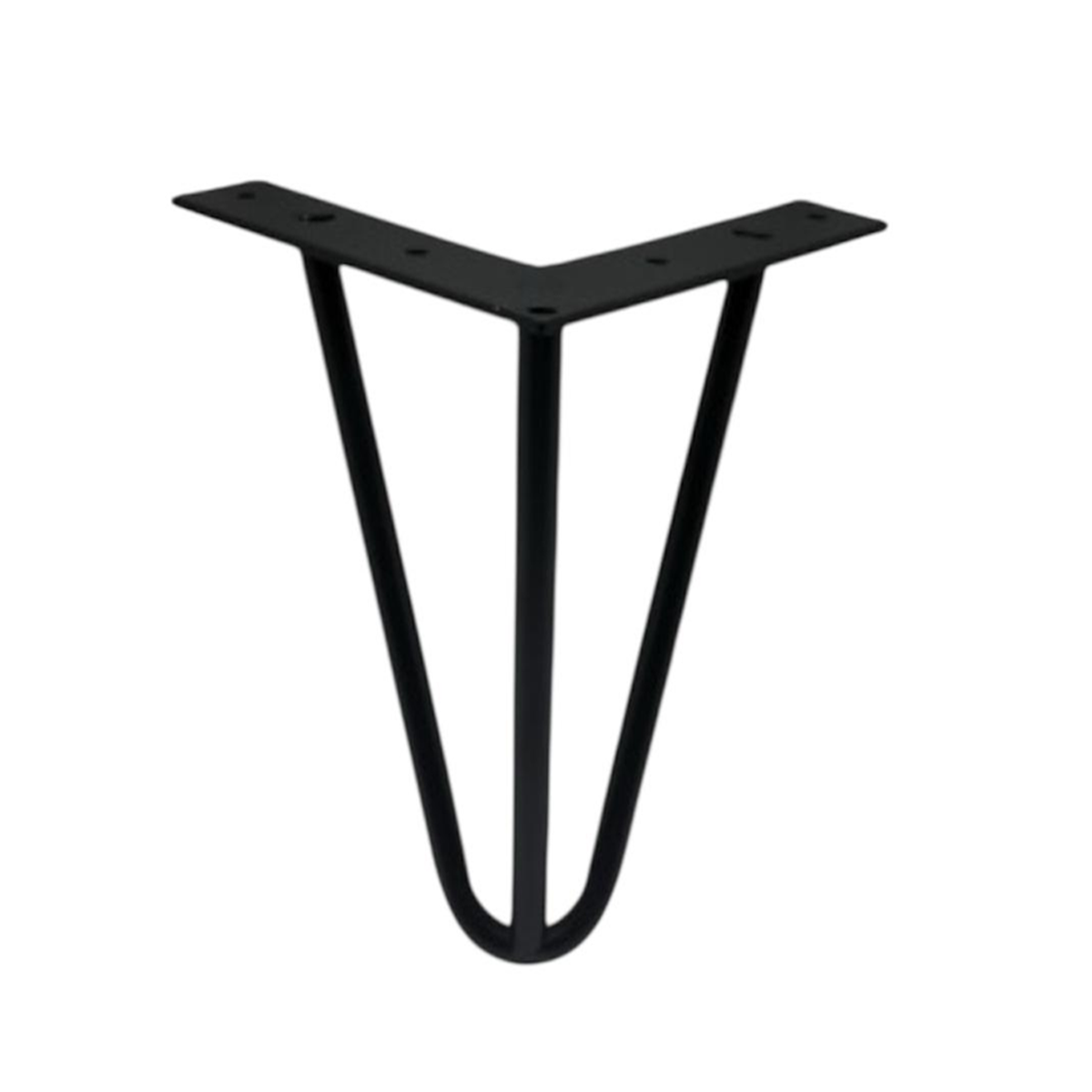 Çubuk Ayak Metal 20 cm Siyah Mobilya Koltuk Ayağı