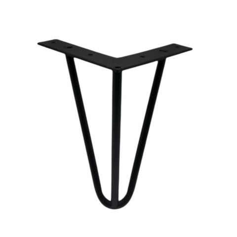 Çubuk Ayak Metal 20 cm Siyah Mobilya Koltuk Ayağı