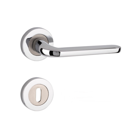 Arpat Likya Yuvarlak Rozetli Oda Kapı Kolu Krom