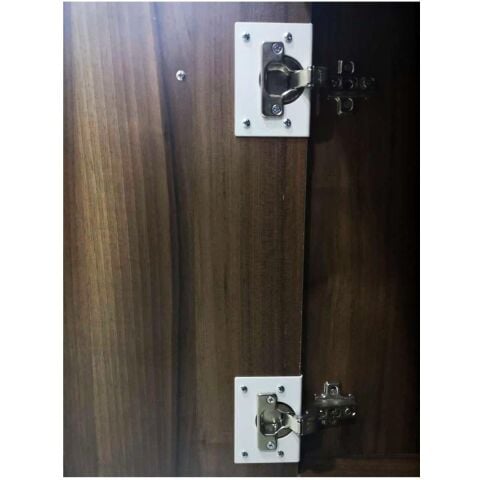 Dolap Menteşe Tamir Sacı Seti Kapak Kısmı Yuva İçin 2 li