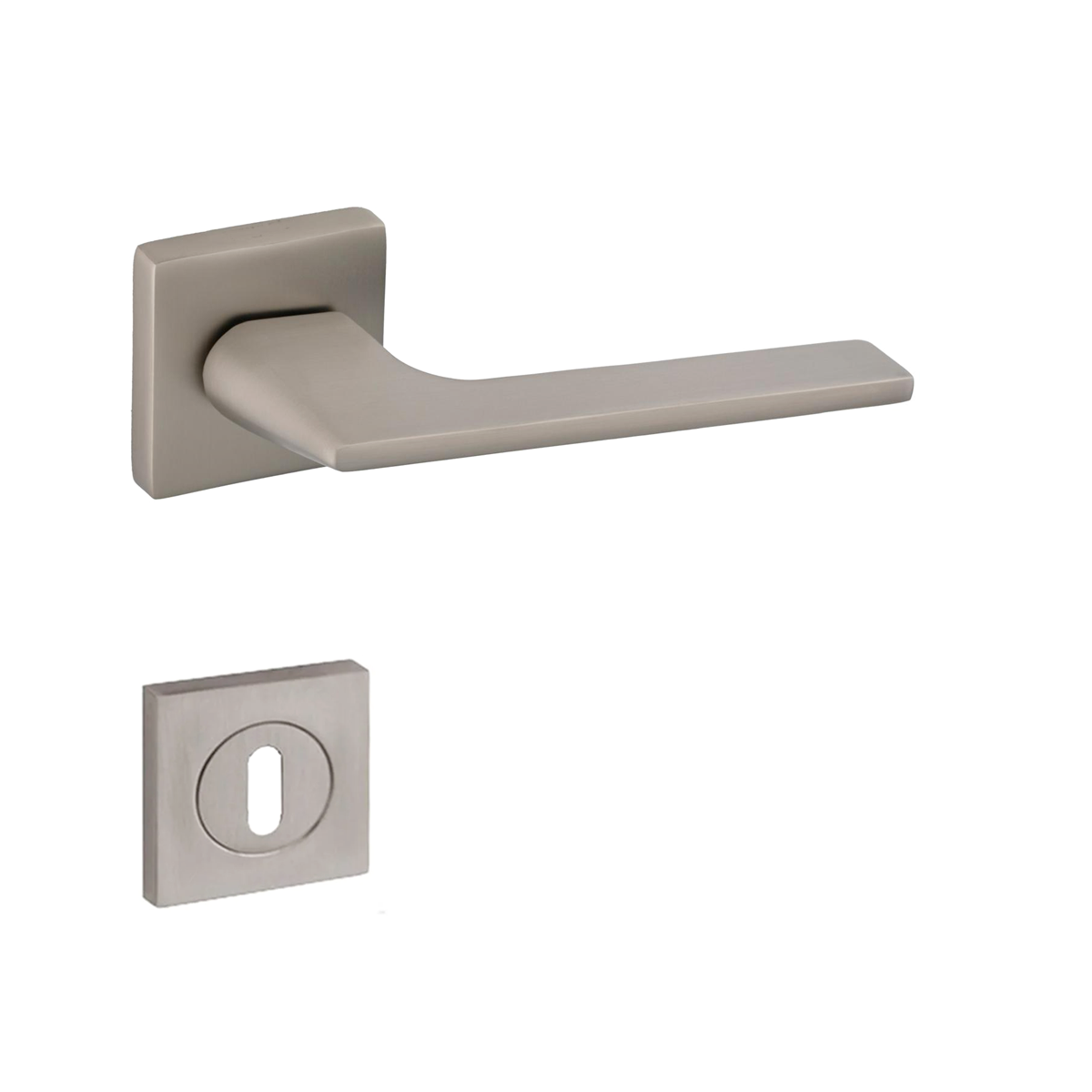 Meysan İrem Lüx Kare Rozetli Kapı Kolu Saten Oda