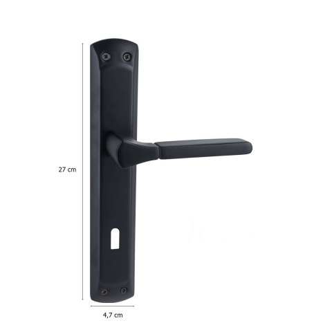 Arpat Arya Grand Lüx Alüminyum Kapı Kolu Mat Siyah Oda