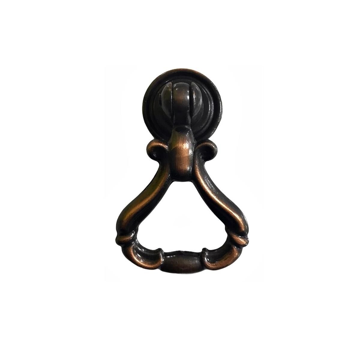 Taç Sarkaç Metal Pimli Tek Vidalı Antik Bakır Düğme Mobilya Kulp