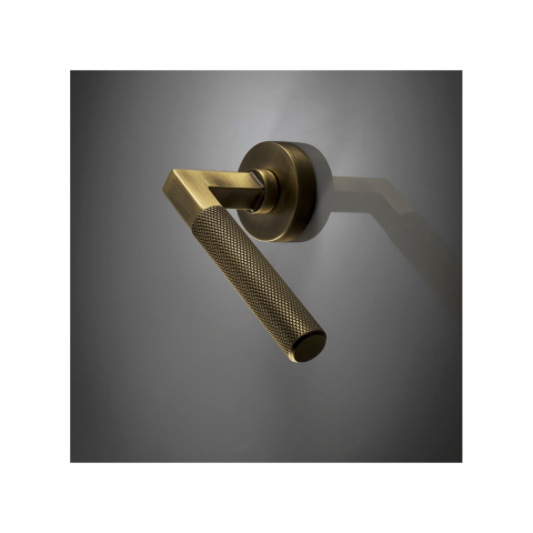 Doğanlar BT Lüx Rozetli Wc Kapı Kolu Olifka ( Antik Sarı )