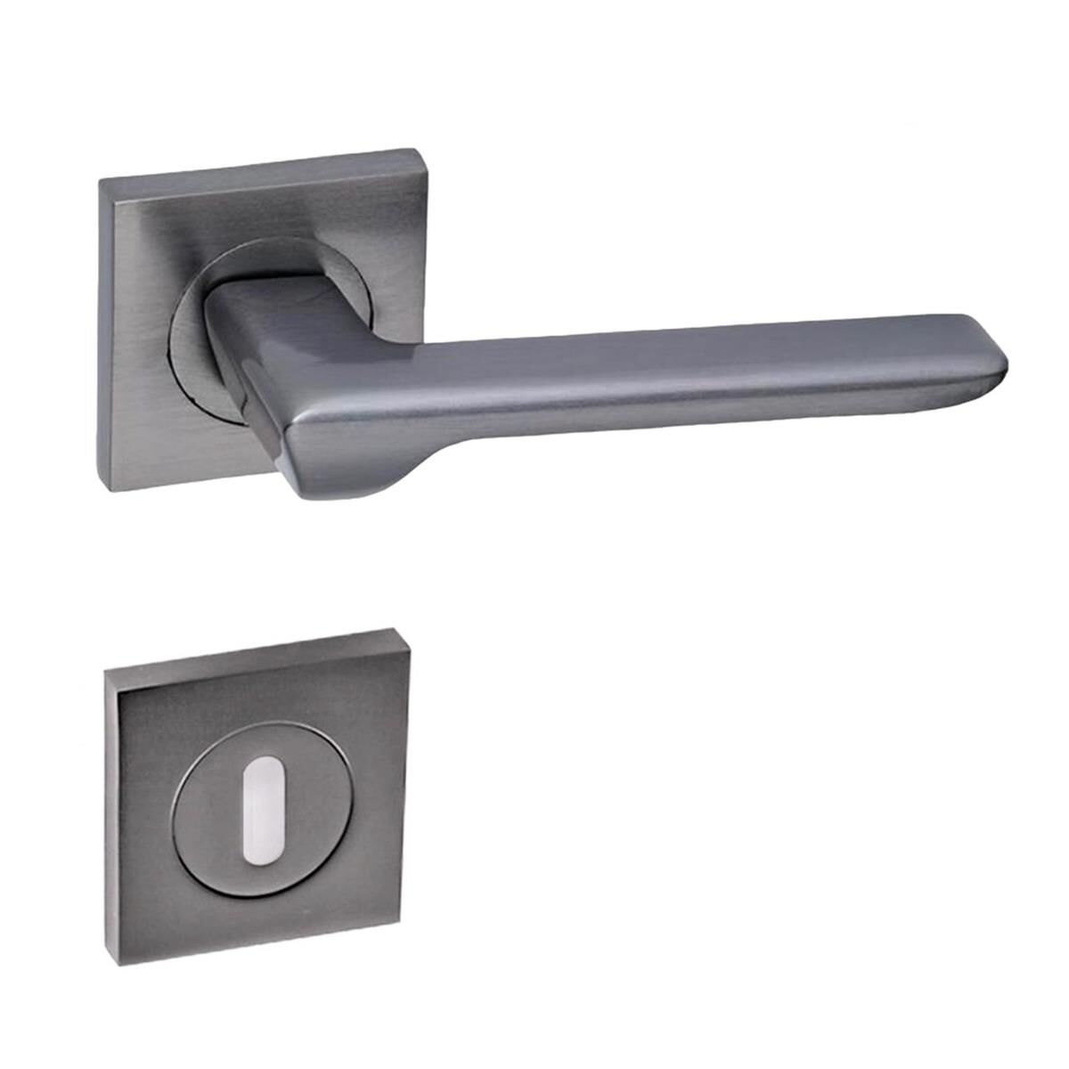 Arpat Sofia Kare Rozetli Oda Kapı Kolu Effect Füme