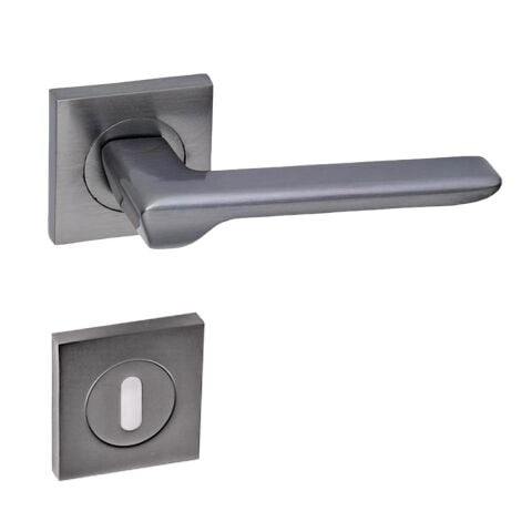 Arpat Sofia Kare Rozetli Oda Kapı Kolu Effect Füme