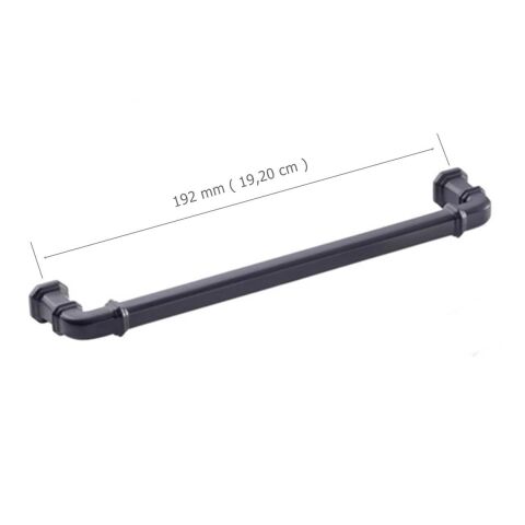 Doğanlar Gusto 192 mm Mobilya Kulp Mat Siyah