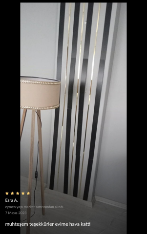 30 mm x 2800 mm Siyah Sibu Aynalı Pleksi Şerit Mobilya Süsü