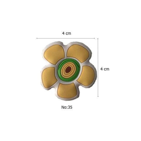 Çocuk Odası Mobilya Kulp Dolap Düğme Sarı Papatya