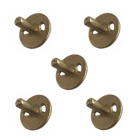 5 Adet İnce Tip Banyo Aksesuar Montaj Parçası Prinç Kırılmaz