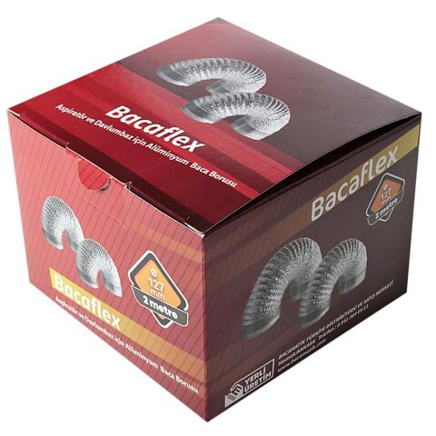 Bacamatik için Bacaflex Aspiratör Baca Borusu 127 mm 2 mt