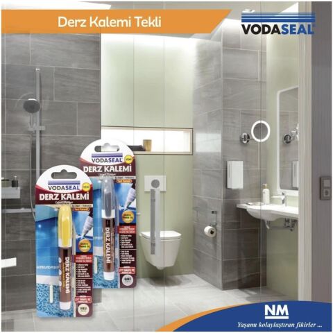 Vodaseal Fayans Derz Kalemi Yedek Uçlu Gri