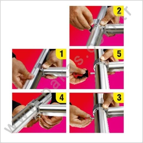 Pakas Balkon Çamaşır Kurutma Askısı Yuvarlak Küpeşte Pks 01