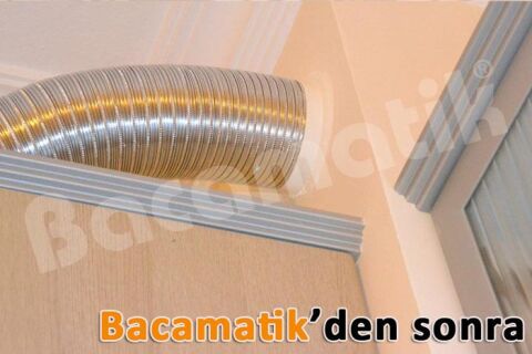 Bacamatik Aspiratör Davlumbaz Baca Klapesi Koku Önleyici Klape