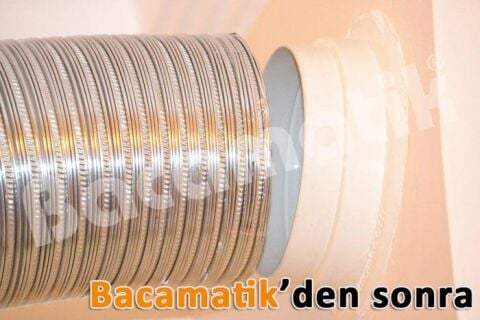 Bacamatik Aspiratör Davlumbaz Baca Klapesi Koku Önleyici Klape