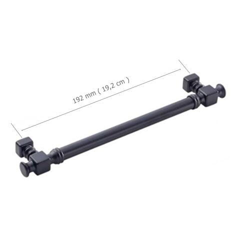 Doğanlar Dragon 192 mm Mobilya Kulp Mat Siyah