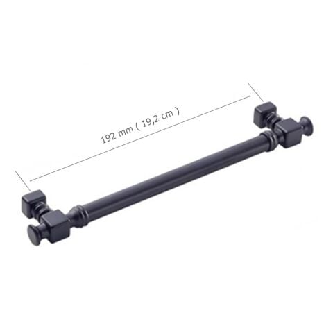 Doğanlar Dragon 192 mm Mobilya Kulp Mat Siyah