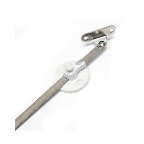 Metali Mobilya Düşer Kapak Bar Makası Metal + Plastik Beyaz