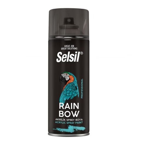 Selsil Rainbow Mat Beyaz Akrilik Sprey Boya 400 ml Ral 9010