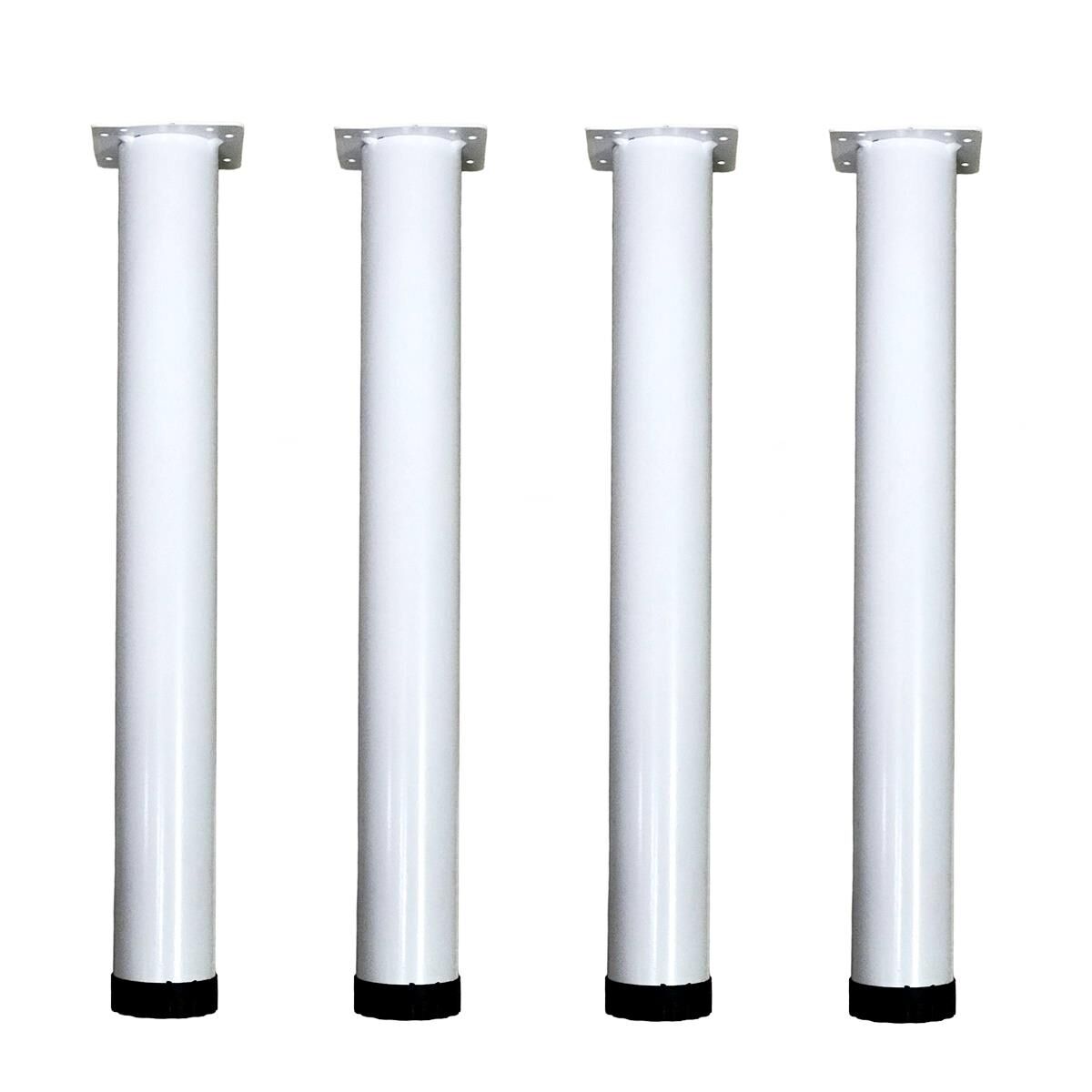 4 Adet Masa ve Sehpa Ayağı 52 cm Beyaz Anaokulu Sınıfları için