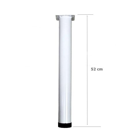 4 Adet Masa ve Sehpa Ayağı 52 cm Beyaz Anaokulu Sınıfları için