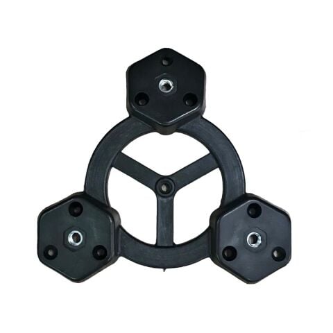 Mobilya Masa Sehpa Ayak Bağlantı Aparatı Dereceli 3 lü Siyah