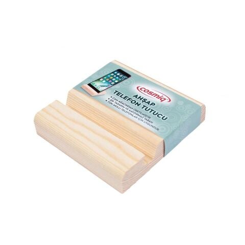 Masaüstü Ahşap Tablet ve Telefon Tutucu 2 li Set Kaydırmaz Taban