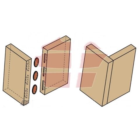 100 Adet Ahşap Bisküvi Kavela Lamel Yaprak Kavelya No:20